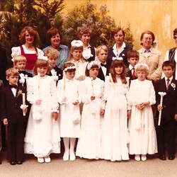 Erstkommunion mit Sohn Stefan