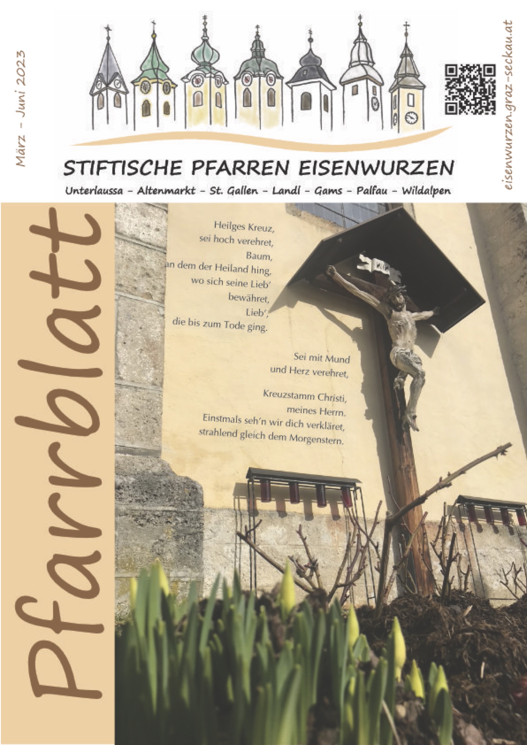 Stiftische Pfarren Eisenwurzen / Ulrich Diel OSB Pfarrblatt 2023-1