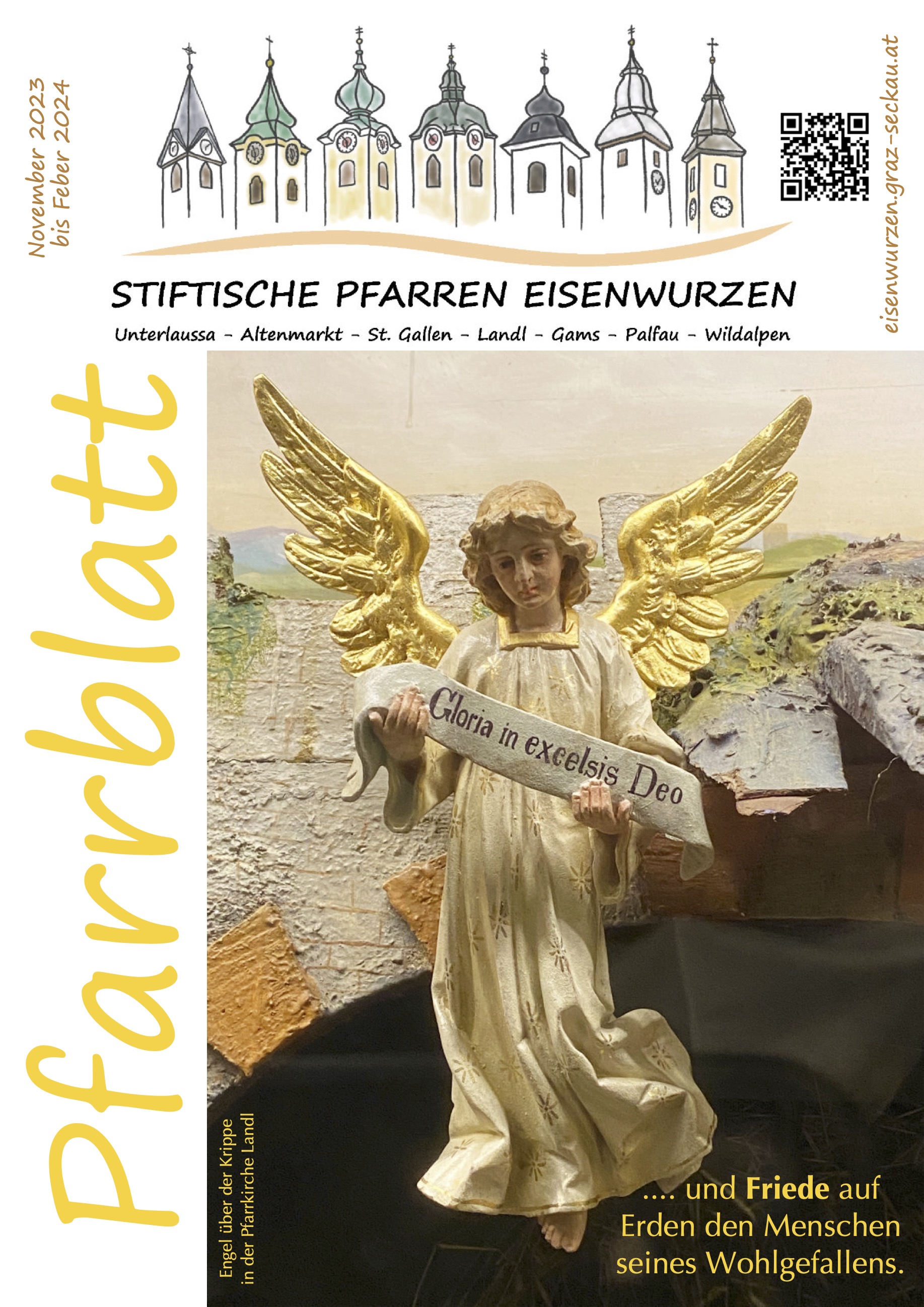 Stiftische Pfarren Eisenwurzen / Ulrich Diel OSB Pfarrblatt 2023-3